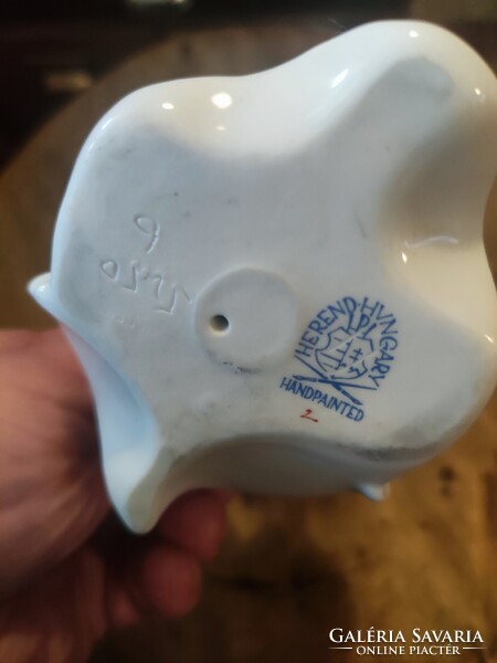 Régi herendi porcelán koi hal