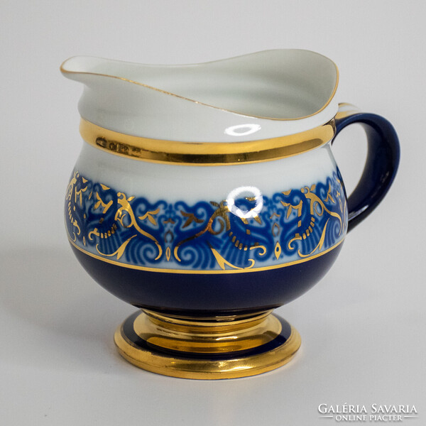 1FT-ról! Hollóházi Cobalt Mátrix mintás kísérleti kávés készlet