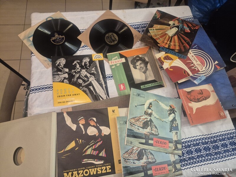 Bakelit Hanglemez kb 30 db