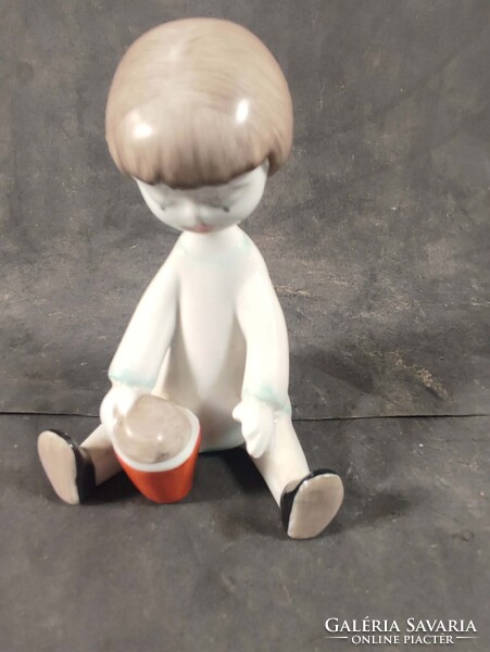 Hollóházi art deco homokozó 218