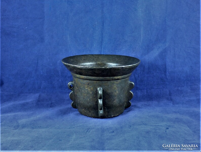 KÜLÖNLEGES, ANTIK, 16. SZÁZADI BRONZ MOZSÁR, FRANCIAORSZÁG!!!