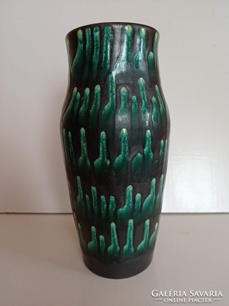 Jelzett Iparművész retro kerámia váza
