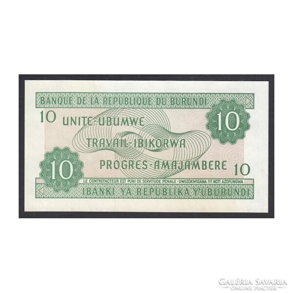 Burundi,10 francs 2003 UNC