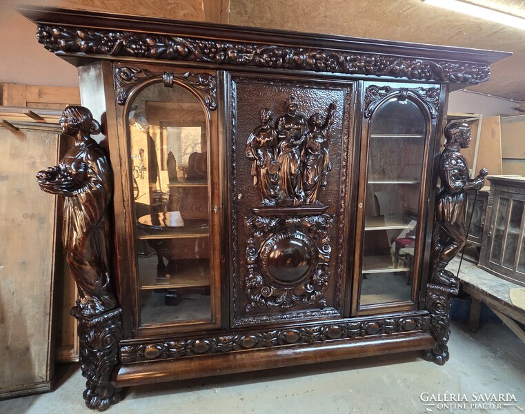 Neoreneszánsz dolgozószoba restaurált