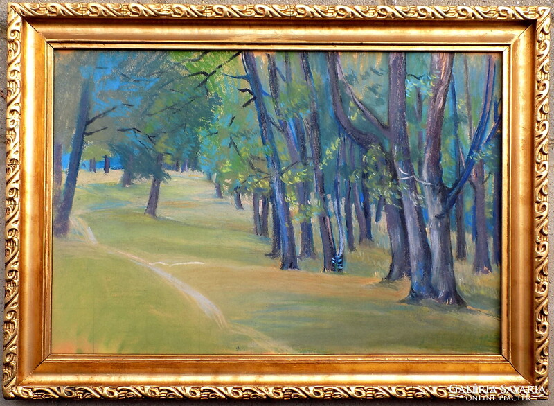 Ferenczy Valér 1885 - 1954 Garanciával ( Nagybányai park )