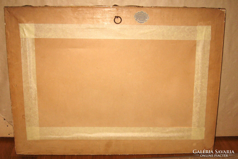 GARANTÁLTAN EREDETI CSODÁS FRIEDLINGER JENŐ / 1890- / CSENDÉLET ÜVEGPOHARAKKAL