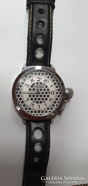 No-Watch Zman Avar ML1-11113 karóra. Hátrafelé járó zsidó (héber)