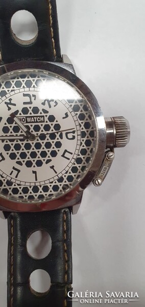 No-Watch Zman Avar ML1-11113 karóra. Hátrafelé járó zsidó (héber)