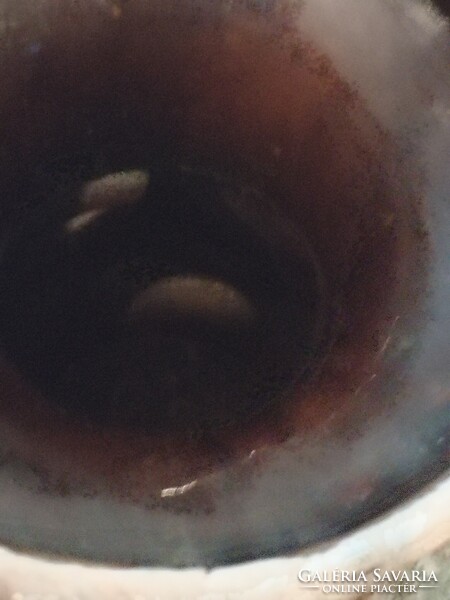 Mid-century, stúdió kerámia váza / a 60- es,70- es évekből