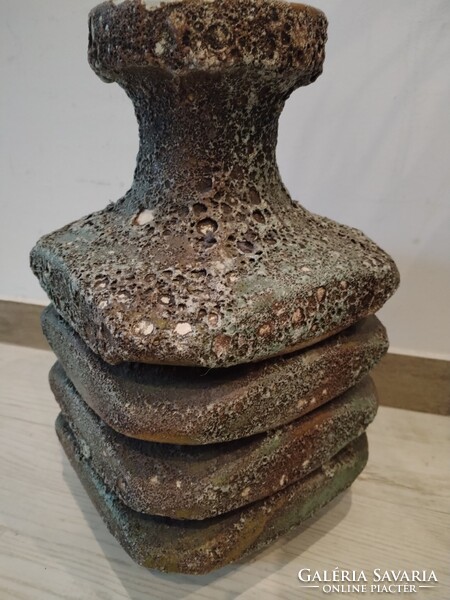 Mid-century, stúdió kerámia váza / a 60- es,70- es évekből