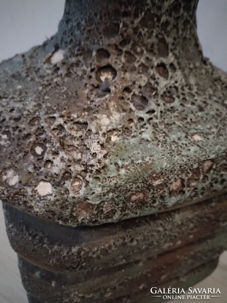 Mid-century, stúdió kerámia váza / a 60- es,70- es évekből