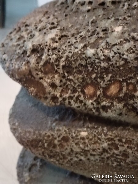 Mid-century, stúdió kerámia váza / a 60- es,70- es évekből