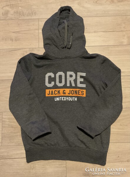 JACK&JONES  fiú/férfi hosszú ujjú kapucnis pulóver, M, sérült!