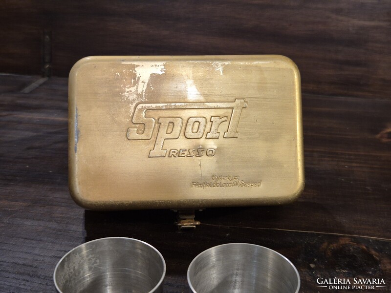 Retro Sport Presso Kávéfőző Készlet 2 Személyes