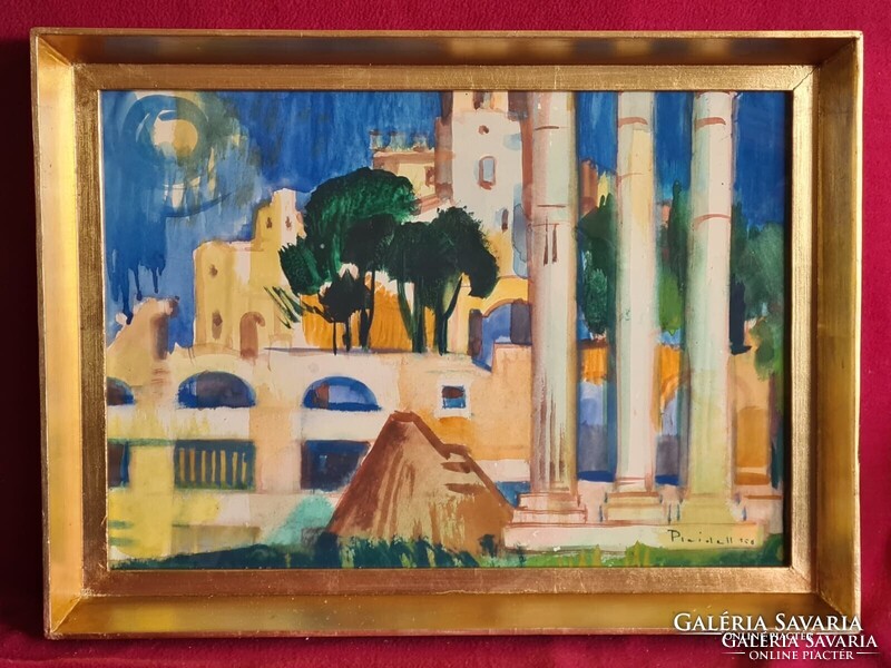 Pleidell János (1915 - 2007) : Mediterrán táj