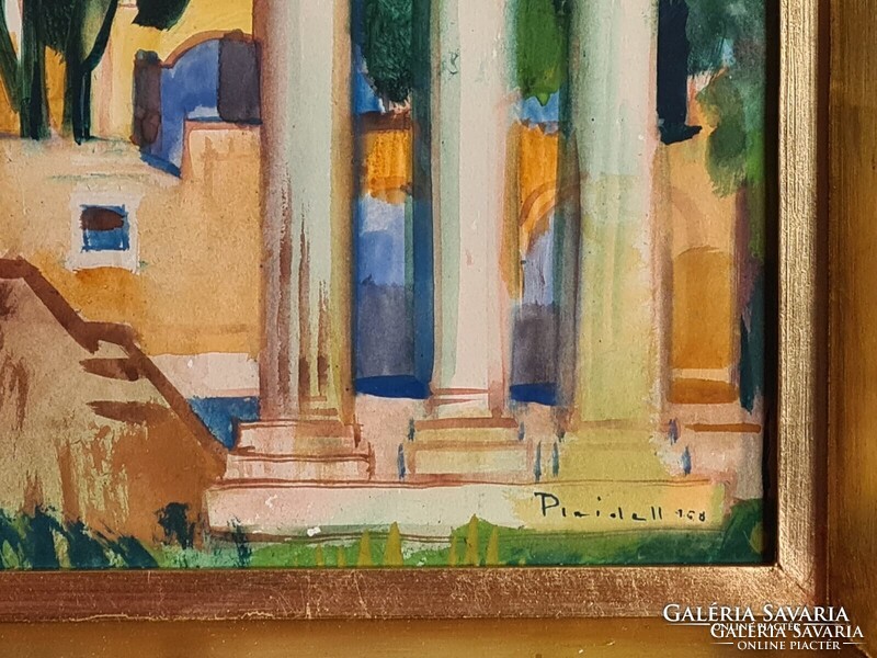 Pleidell János (1915 - 2007) : Mediterrán táj