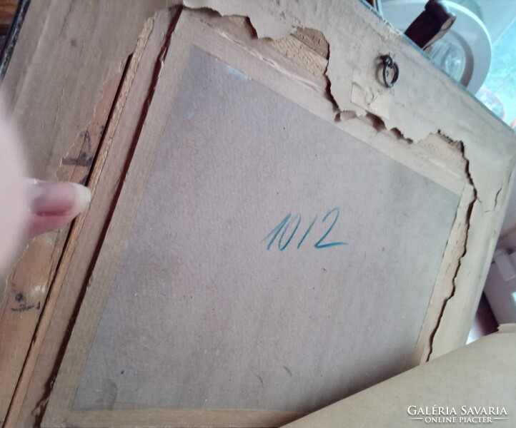 Hárencz János (1899-1969) - Itatás- tájkép - festmény