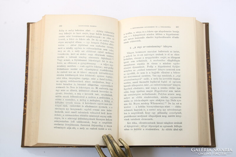 1910 Dedikált Hornyánszky Gyula  - Hippokrates A görög felvilágosodás tudománya Szép példány !!