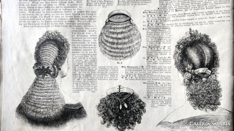 1863 NÉMET BAZÁR MINT A NŐK MUNKAKŐRE MAGAZIN 218 OLDAL KÉZIMUNKA DIVAT RENGETEG ÉRTÉKES ACÉLMETSZET