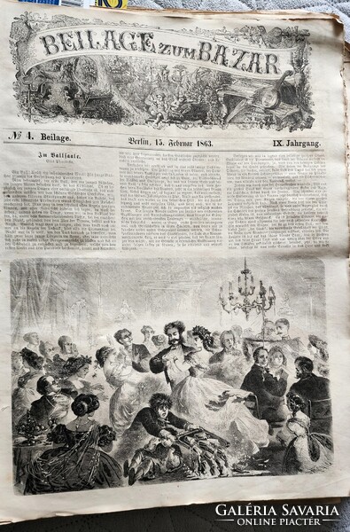 1863 NÉMET BAZÁR MINT A NŐK MUNKAKŐRE MAGAZIN 218 OLDAL KÉZIMUNKA DIVAT RENGETEG ÉRTÉKES ACÉLMETSZET