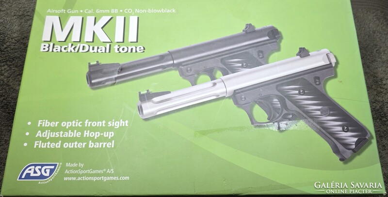 ASG MK II. Black Dual tone -Co2-  6 mm airsoft pisztoly
