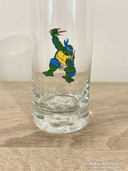 Retro tini ninja teknőc üveg pohár
