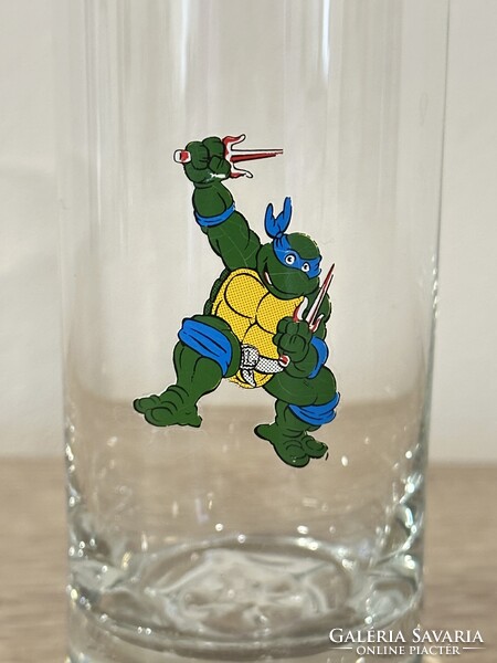 Retro tini ninja teknőc üveg pohár