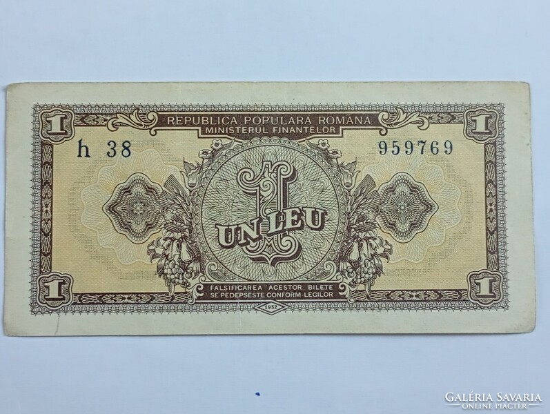 Román 1 leu 1952
