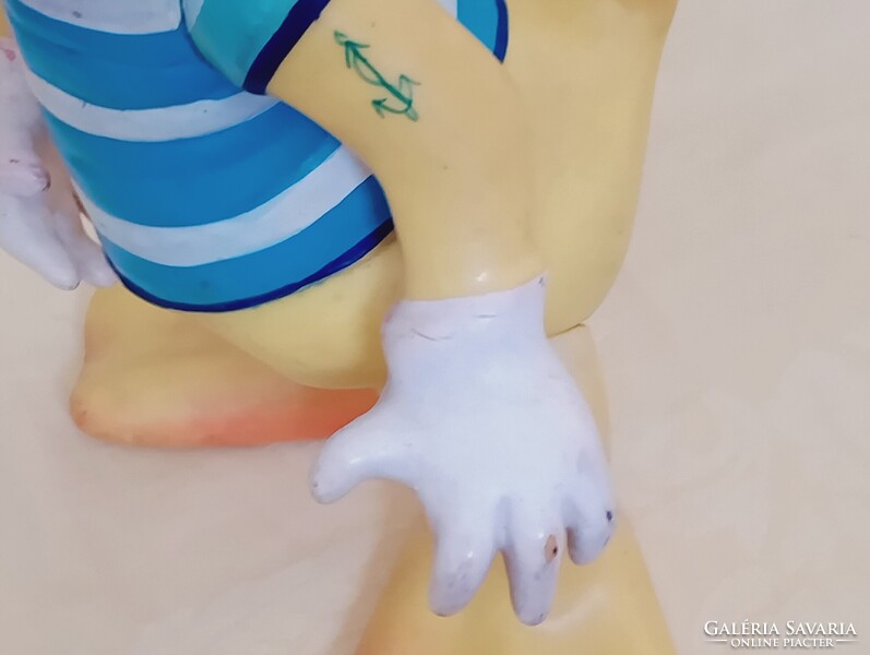 NAGY gumi Donald kacsa 33cm 1970 retro gumijáték Aradeanca DONALD DUCK