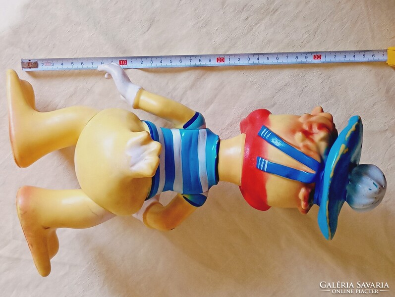 NAGY gumi Donald kacsa 33cm 1970 retro gumijáték Aradeanca DONALD DUCK