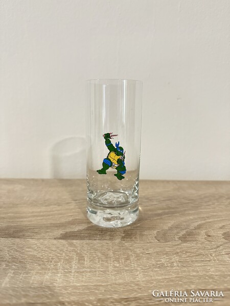 Retro tini ninja teknőc üveg pohár