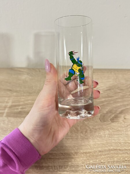 Retro tini ninja teknőc üveg pohár