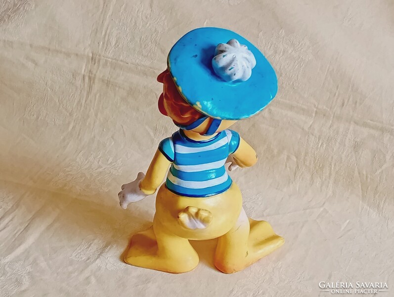 NAGY gumi Donald kacsa 33cm 1970 retro gumijáték Aradeanca DONALD DUCK