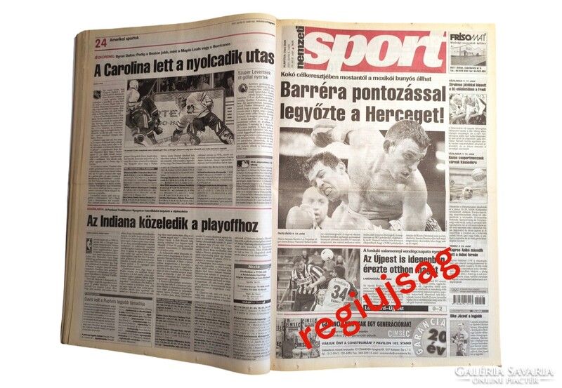 2001 május 4  /  nemzeti sport  /  EREDETI Újság - Magyar / Napilap. Ssz.:  27034