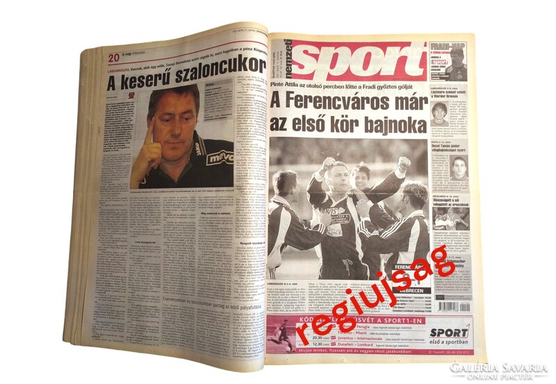 2001 május 4  /  nemzeti sport  /  EREDETI Újság - Magyar / Napilap. Ssz.:  27034