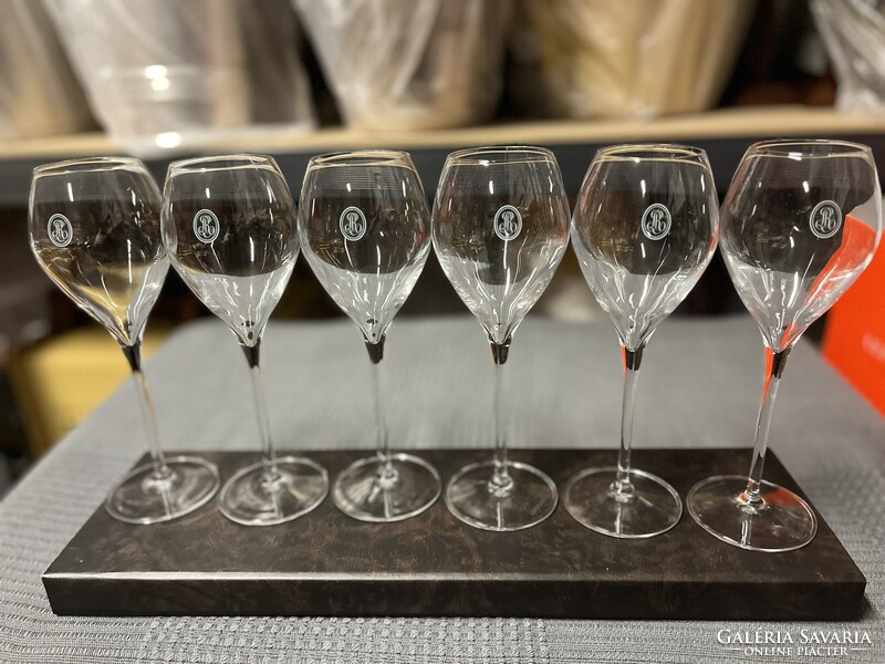 CHAMPAGNE CLUB - Louis Roederer 18cl pezsgőspohár készlet – 6 darab