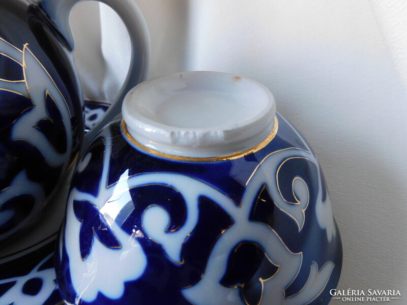 Üzbég teáskészlet a szovjet időkből