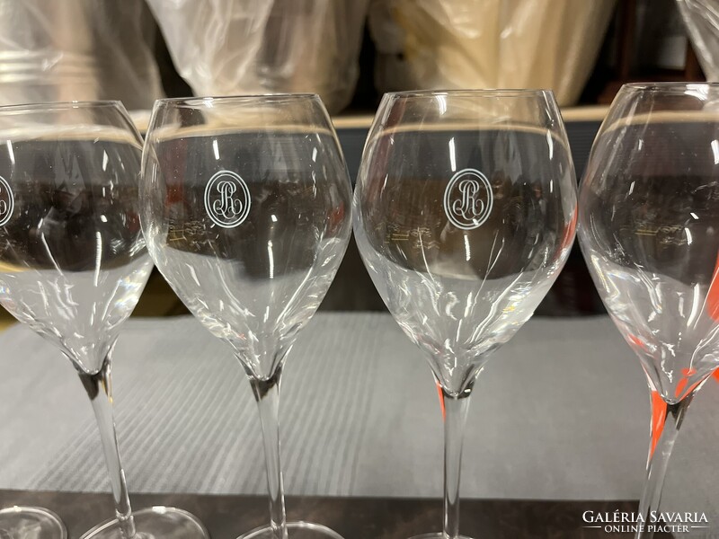 CHAMPAGNE CLUB - Louis Roederer 18cl pezsgőspohár készlet – 6 darab