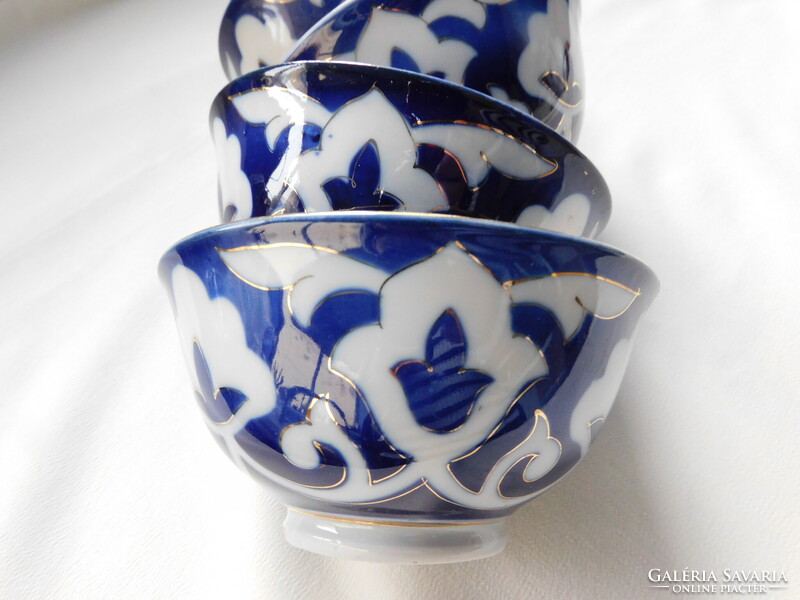 Üzbég teáskészlet a szovjet időkből