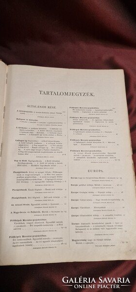 Nagy Magyar Atlasz (1906) – Ritka, 120 éves történelmi atlasz