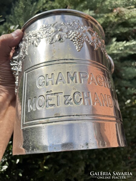 CHAMPAGNE CLUB - Moët & Chandon vintage pezsgőhűtő veder – Art Deco elegancia az 1930-as évekből