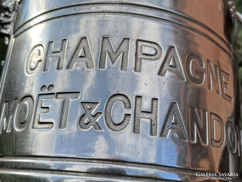 CHAMPAGNE CLUB - Moët & Chandon vintage pezsgőhűtő veder – Art Deco elegancia az 1930-as évekből