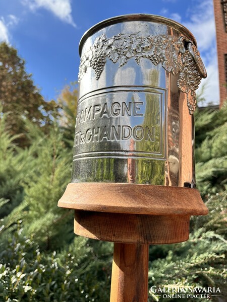 CHAMPAGNE CLUB - Moët & Chandon vintage pezsgőhűtő veder – Art Deco elegancia az 1930-as évekből