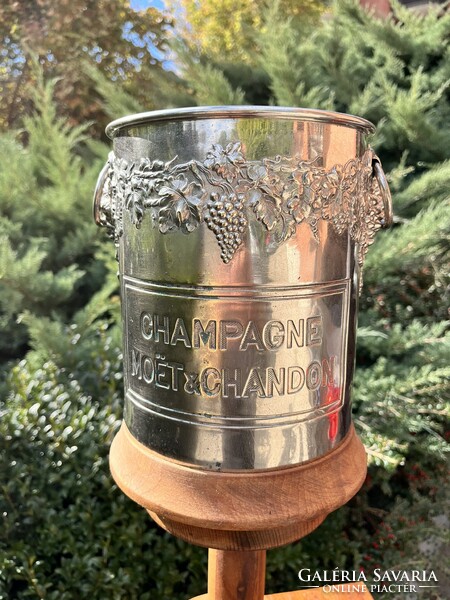 CHAMPAGNE CLUB - Moët & Chandon vintage pezsgőhűtő veder – Art Deco elegancia az 1930-as évekből