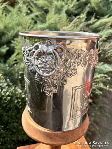 CHAMPAGNE CLUB - Moët & Chandon vintage pezsgőhűtő veder – Art Deco elegancia az 1930-as évekből