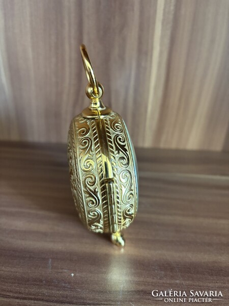 Imhof „Trianon” aranyszínű asztali óra – 1940 körül