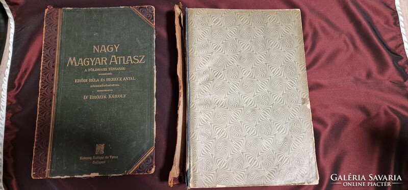 Nagy Magyar Atlasz (1906) – Ritka, 120 éves történelmi atlasz