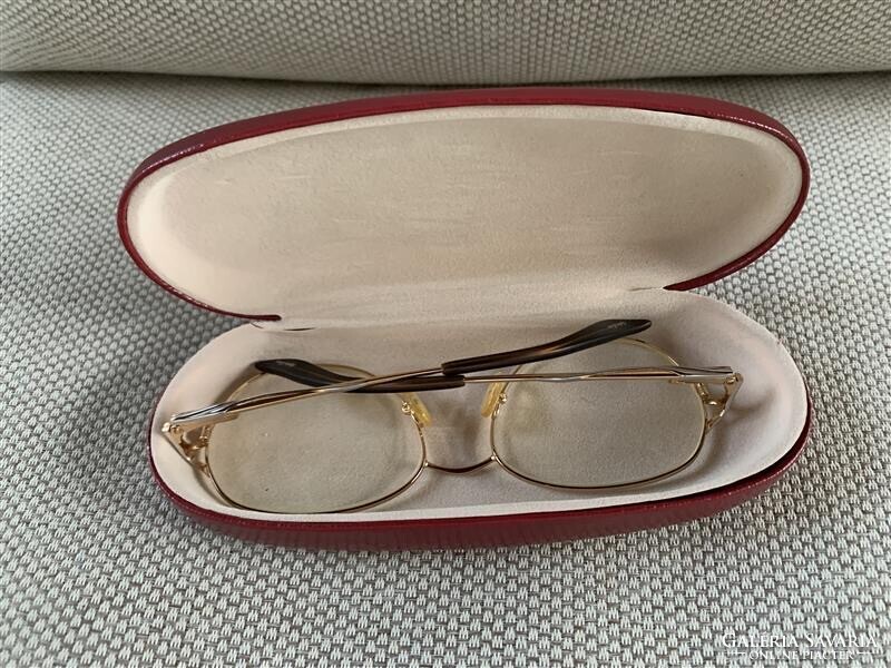 Vintage Sophia Loren szemüvegkeret, szemüveg saját tokjában