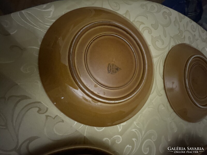 Tulipános Gránit (Kispesti Porcelángyár ) étkészlet, népi motivumos