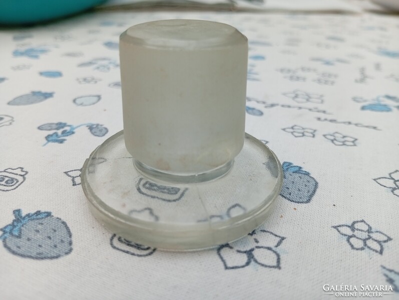 Gyógyszeres, orvosságos patikai  üveg kupak dugó fedél 2 db